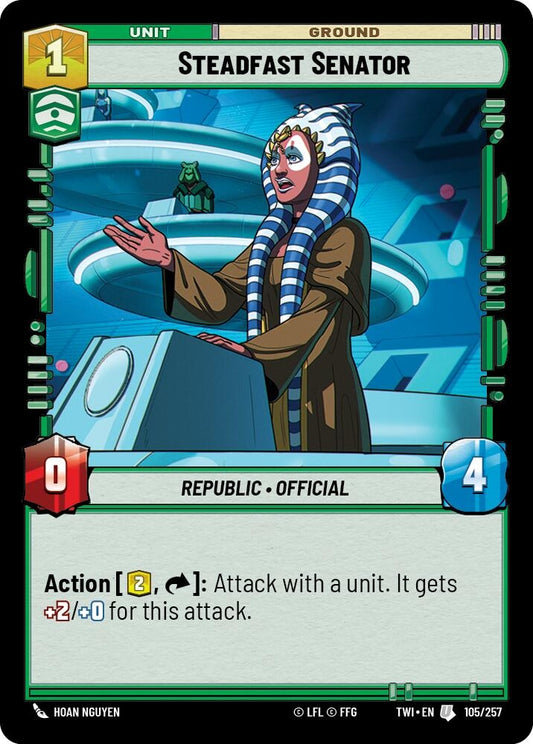 Image for Steadfast Senator - Star Wars: Unlimited