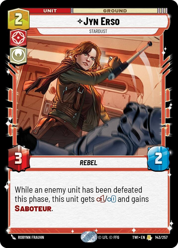 Image for Jyn Erso - Stardust - Star Wars: Unlimited
