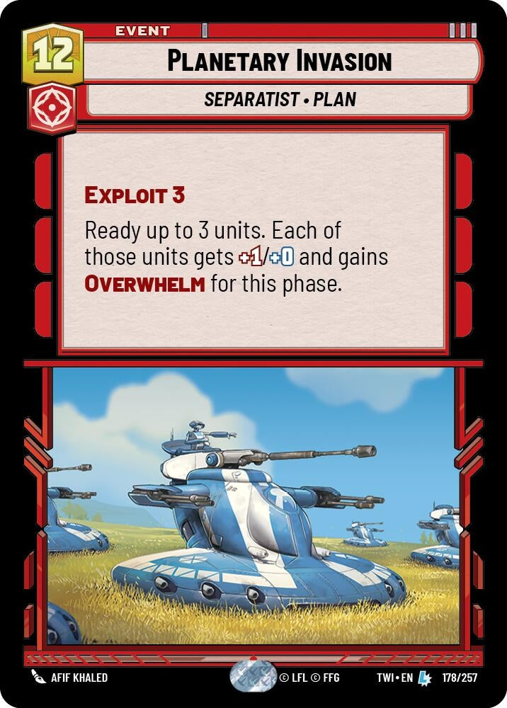 Image for Planetary Invasion - Star Wars: Unlimited