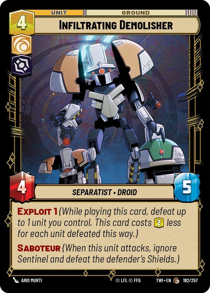 Image for Infiltrating Demolisher - Star Wars: Unlimited