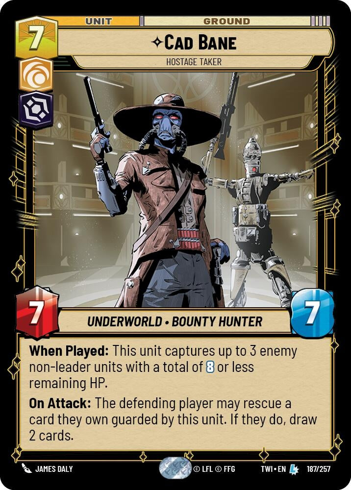 Image for Cad Bane - Hostage Taker - Star Wars: Unlimited