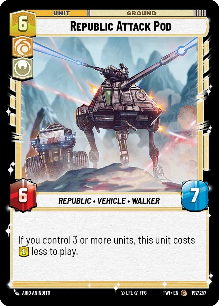 Image for Republic Attack Pod - Star Wars: Unlimited