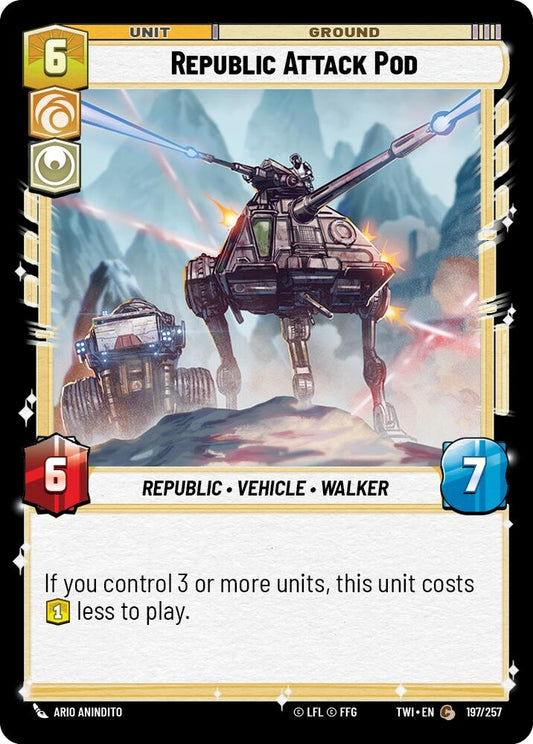 Image for Republic Attack Pod - Star Wars: Unlimited