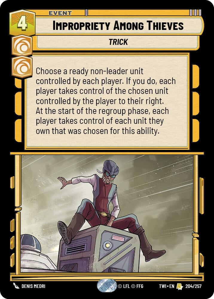 Image for Impropriety Among Thieves - Star Wars: Unlimited