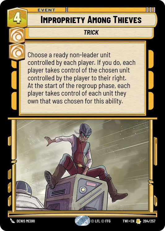 Image for Impropriety Among Thieves - Star Wars: Unlimited