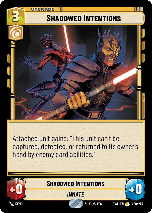 Image for Shadowed Intentions - Star Wars: Unlimited