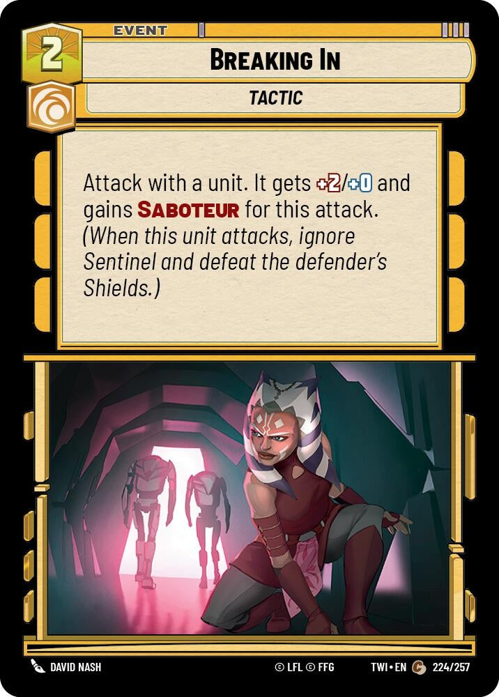 Image for Breaking In - Star Wars: Unlimited