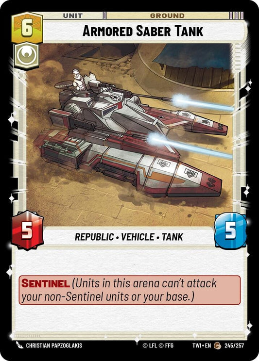 Image for Armored Saber Tank - Star Wars: Unlimited