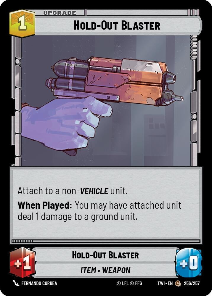 Image for Hold-Out Blaster - Star Wars: Unlimited