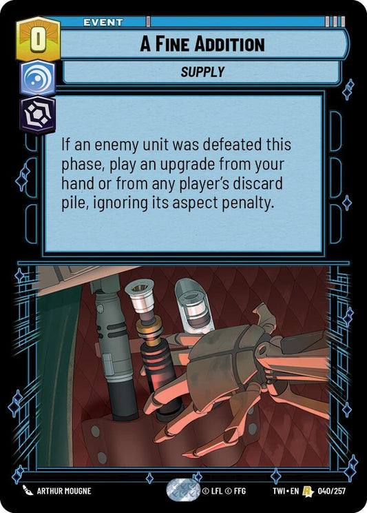 Image for A Fine Addition - Star Wars: Unlimited