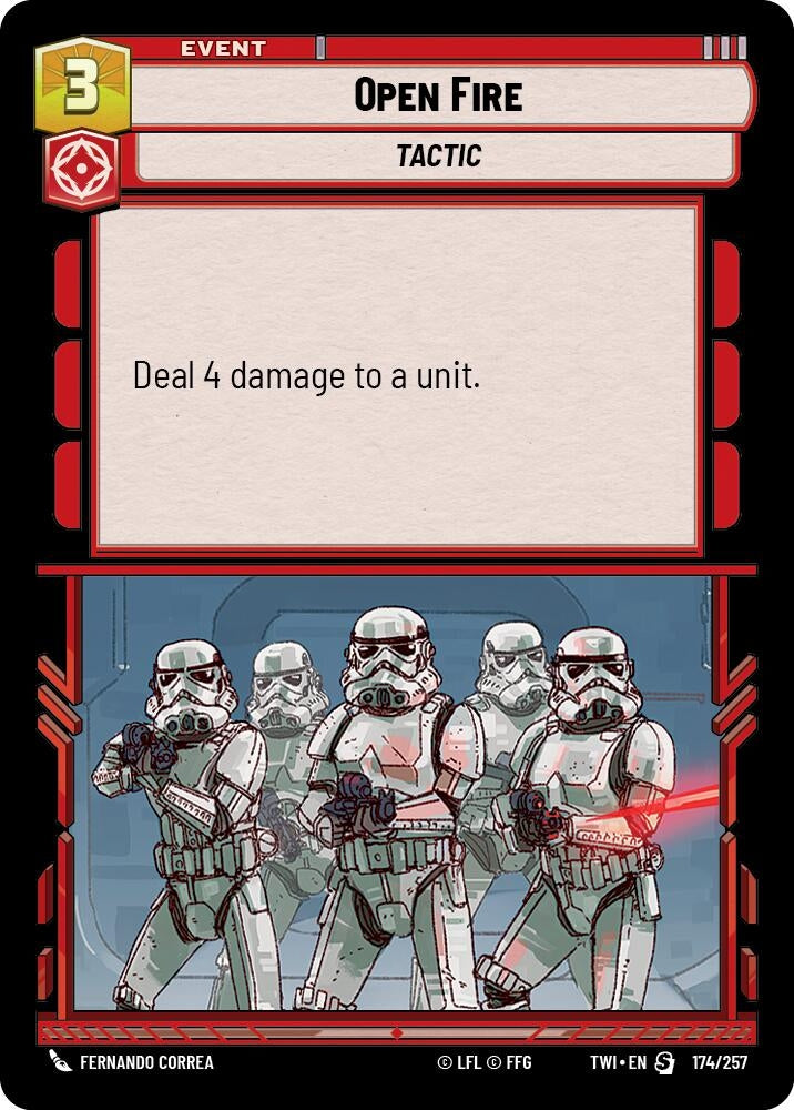 Image for Open Fire - Star Wars: Unlimited