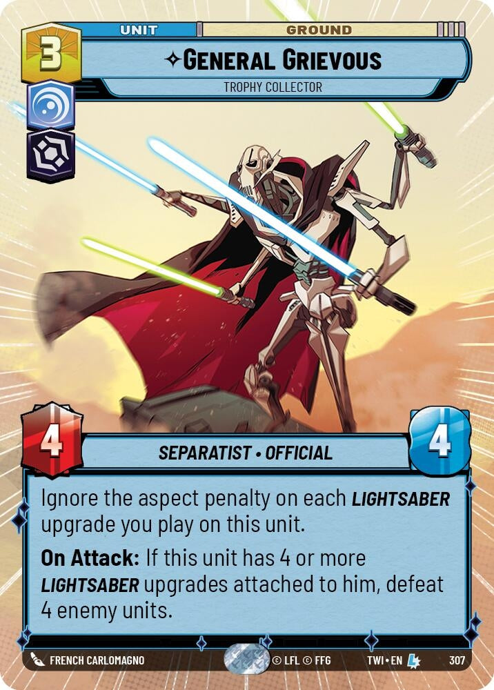 Image for General Grievous - Trophy Collector (Hyperspace) - Star Wars: Unlimited