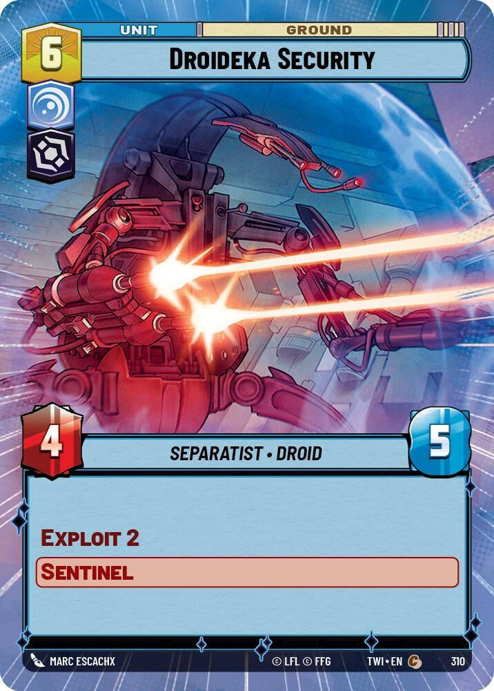 Image for Droideka Security (Hyperspace) - Star Wars: Unlimited