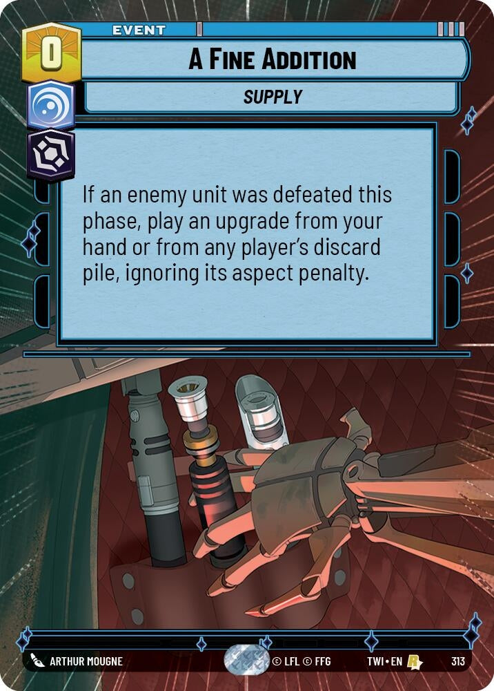 Image for A Fine Addition (Hyperspace) - Star Wars: Unlimited