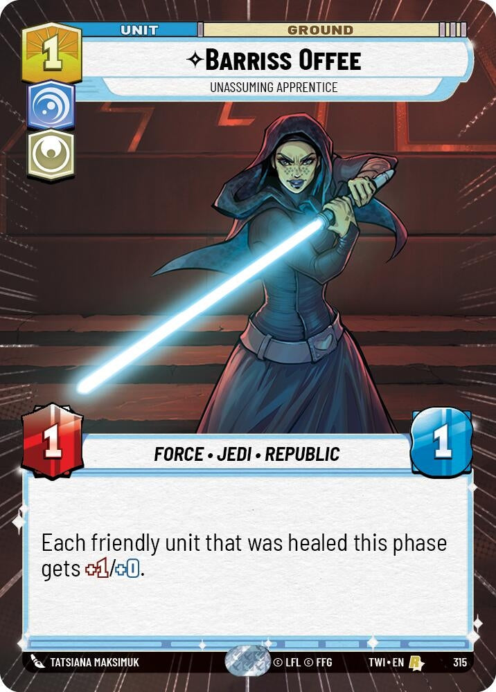 Image for Barriss Offee - Unassuming Apprentice (Hyperspace) - Star Wars: Unlimited