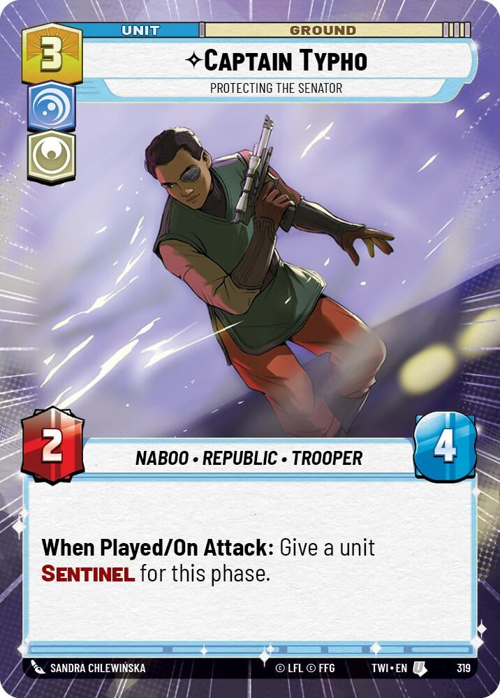 Image for Captain Typho - Protecting the Senator (Hyperspace) - Star Wars: Unlimited
