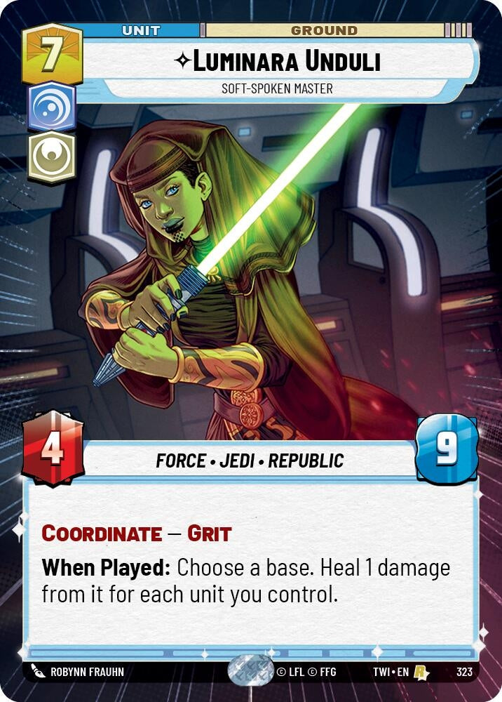 Image for Luminara Unduli - Soft-Spoken Master (Hyperspace) - Star Wars: Unlimited