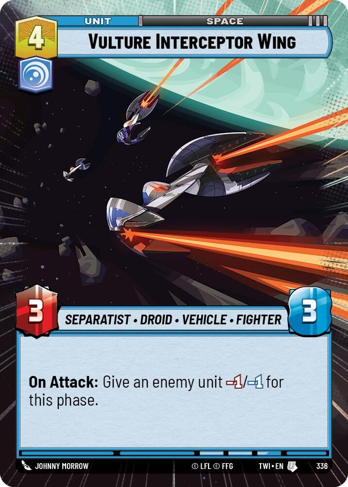 Image for Vulture Interceptor Wing (Hyperspace) - Star Wars: Unlimited