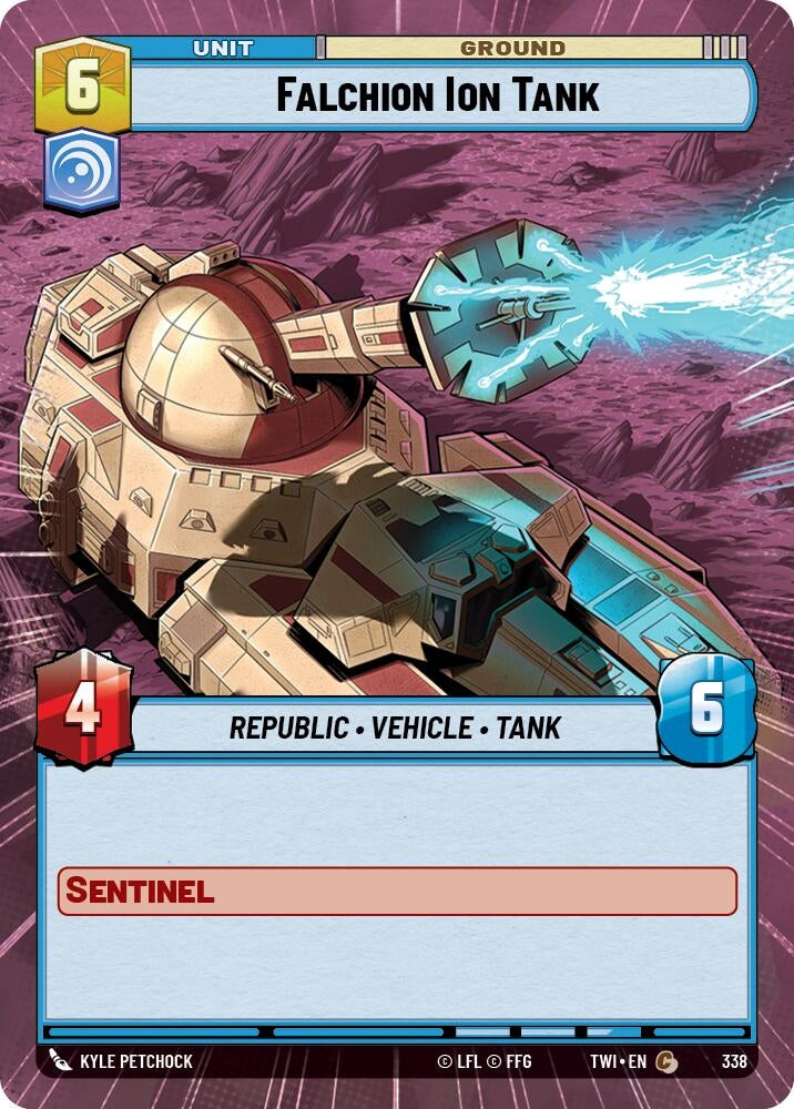 Image for Falchion Ion Tank (Hyperspace) - Star Wars: Unlimited