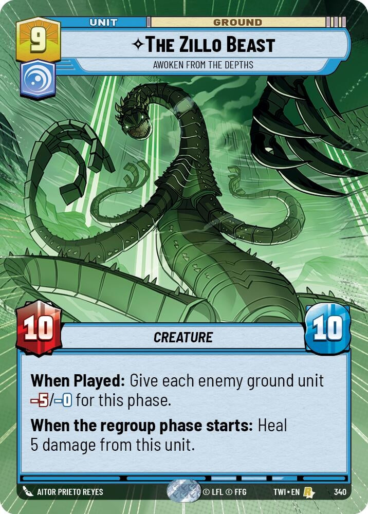 Image for The Zillo Beast - Awoken From The Depths (Hyperspace) - Star Wars: Unlimited