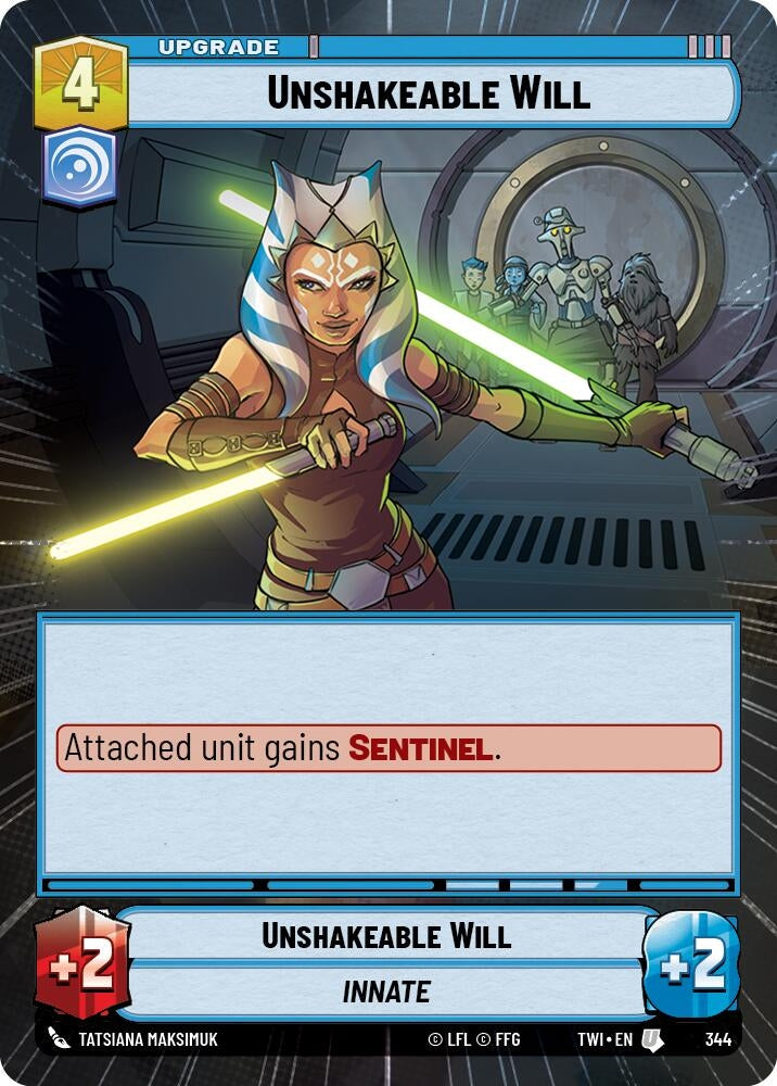 Image for Unshakeable Will (Hyperspace) - Star Wars: Unlimited
