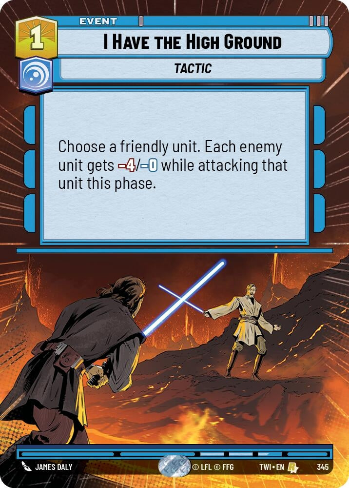 Image for I Have the High Ground (Hyperspace) - Star Wars: Unlimited
