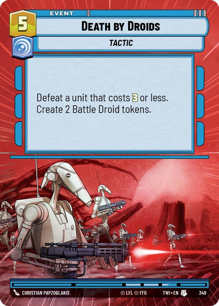 Image for Death by Droids (Hyperspace) - Star Wars: Unlimited