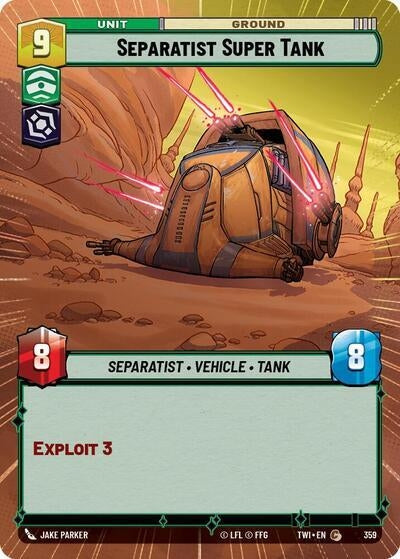 Image for Separatist Super Tank (Hyperspace) - Star Wars: Unlimited