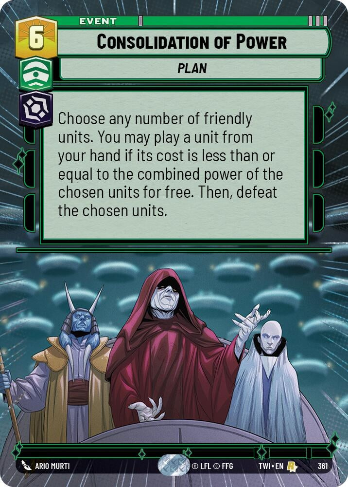 Image for Consolidation of Power (Hyperspace) - Star Wars: Unlimited