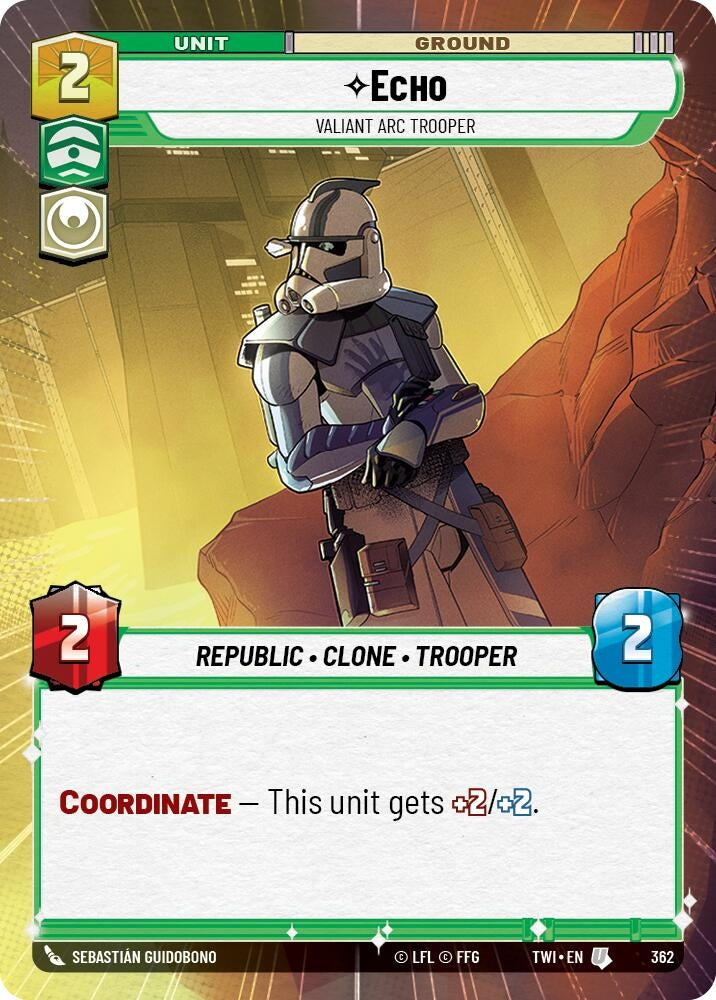 Image for Echo - Valiant ARC Trooper (Hyperspace) - Star Wars: Unlimited