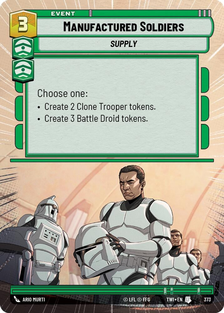 Image for Manufactured Soldiers (Hyperspace) - Star Wars: Unlimited