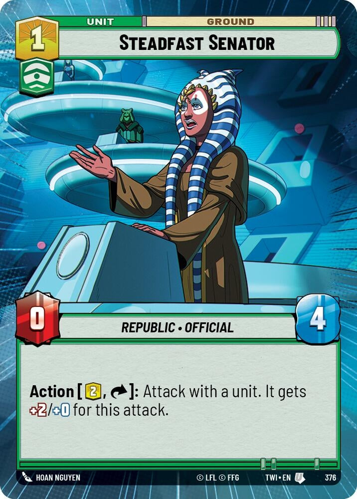 Image for Steadfast Senator (Hyperspace) - Star Wars: Unlimited