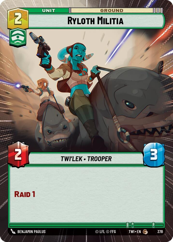 Image for Ryloth Militia (Hyperspace) - Star Wars: Unlimited