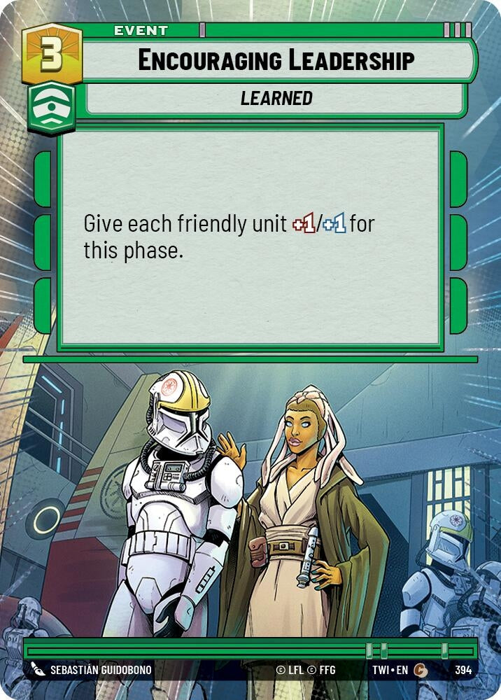 Image for Encouraging Leadership (Hyperspace) - Star Wars: Unlimited