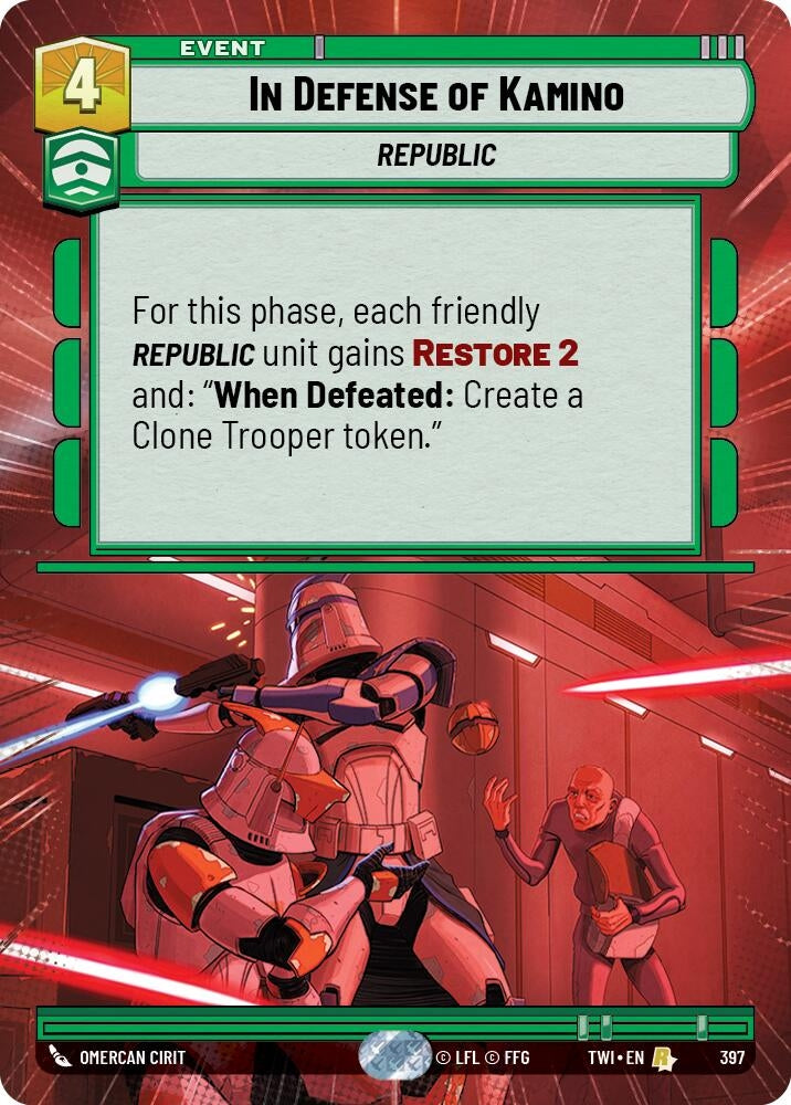 Image for In Defense of Kamino (Hyperspace) - Star Wars: Unlimited