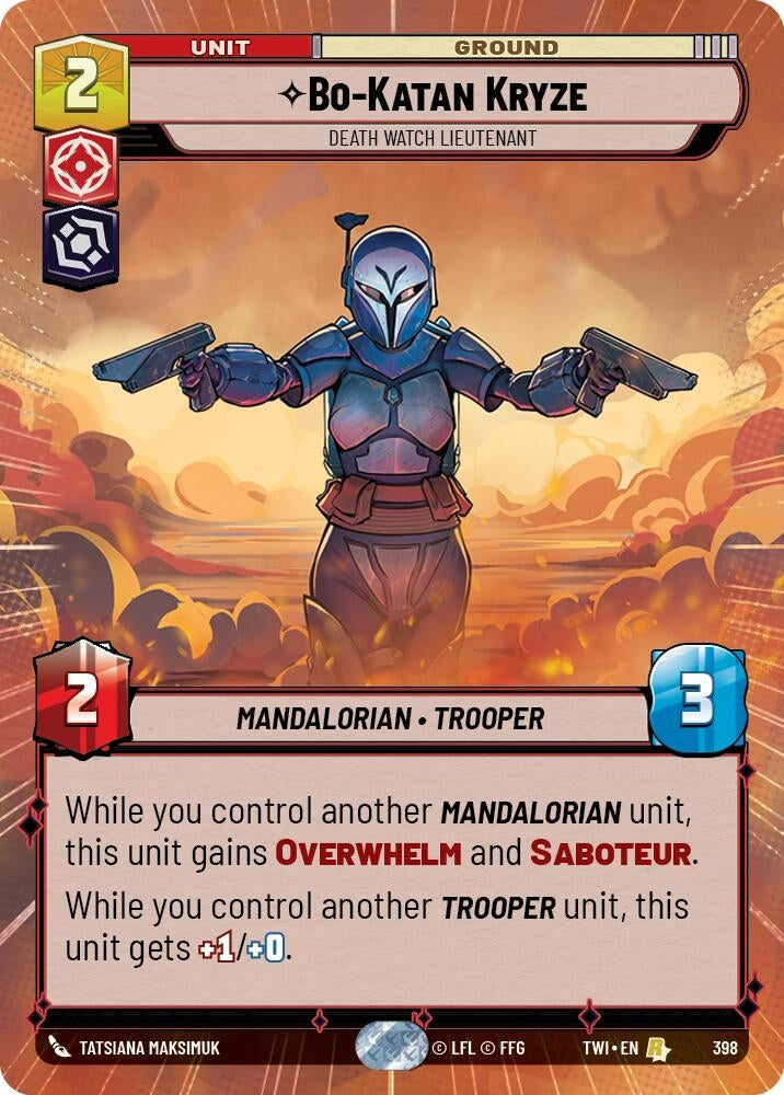 Image for Bo-Katan Kryze - Death Watch Lieutenant (Hyperspace) - Star Wars: Unlimited