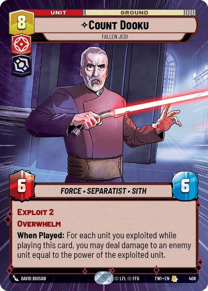 Image for Count Dooku - Fallen Jedi (Hyperspace) - Star Wars: Unlimited
