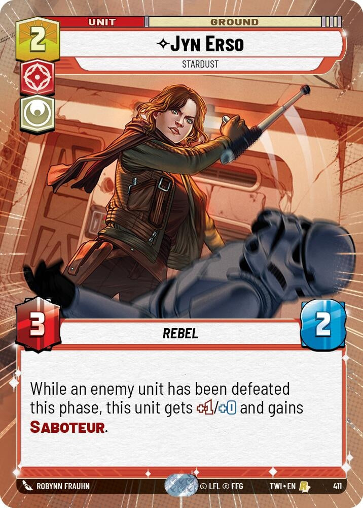 Image for Jyn Erso - Stardust (Hyperspace) - Star Wars: Unlimited