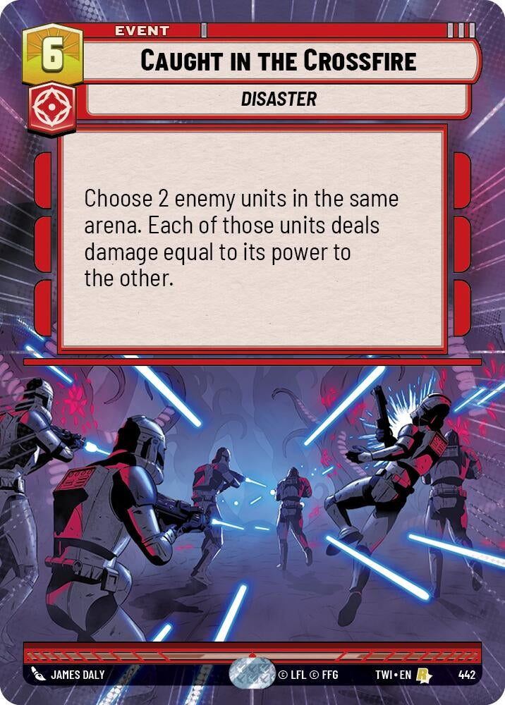 Image for Caught in the Crossfire (Hyperspace) - Star Wars: Unlimited