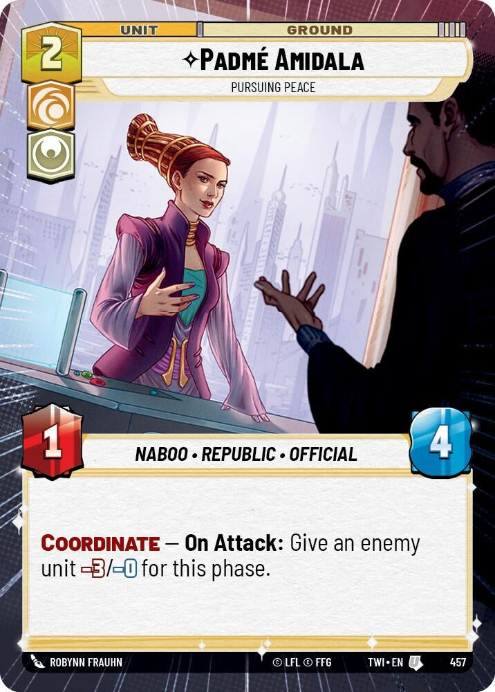 Image for Padmé Amidala - Pursuing Peace (Hyperspace) - Star Wars: Unlimited