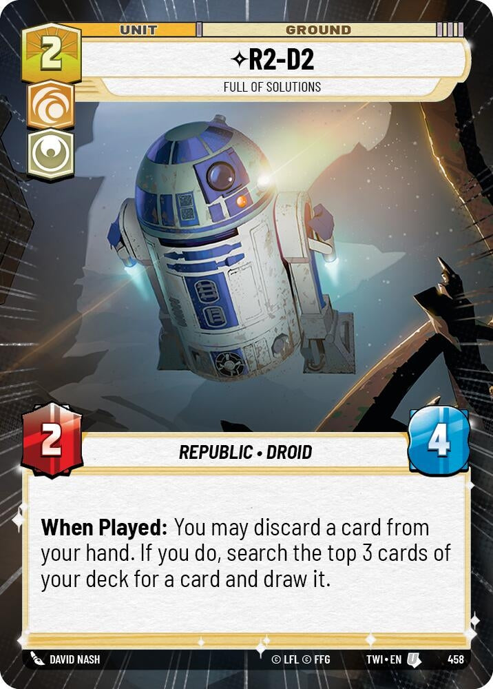 Image for R2-D2 - Full of Solutions (Hyperspace) - Star Wars: Unlimited