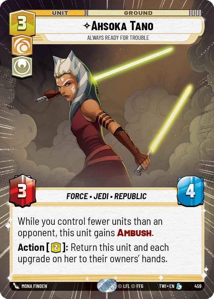 Image for Ahsoka Tano - Always Ready For Trouble (Hyperspace) - Star Wars: Unlimited