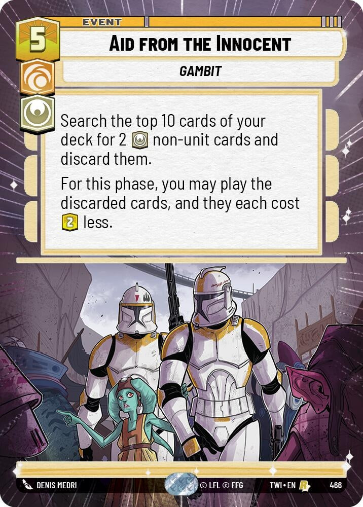Image for Aid from the Innocent (Hyperspace) - Star Wars: Unlimited