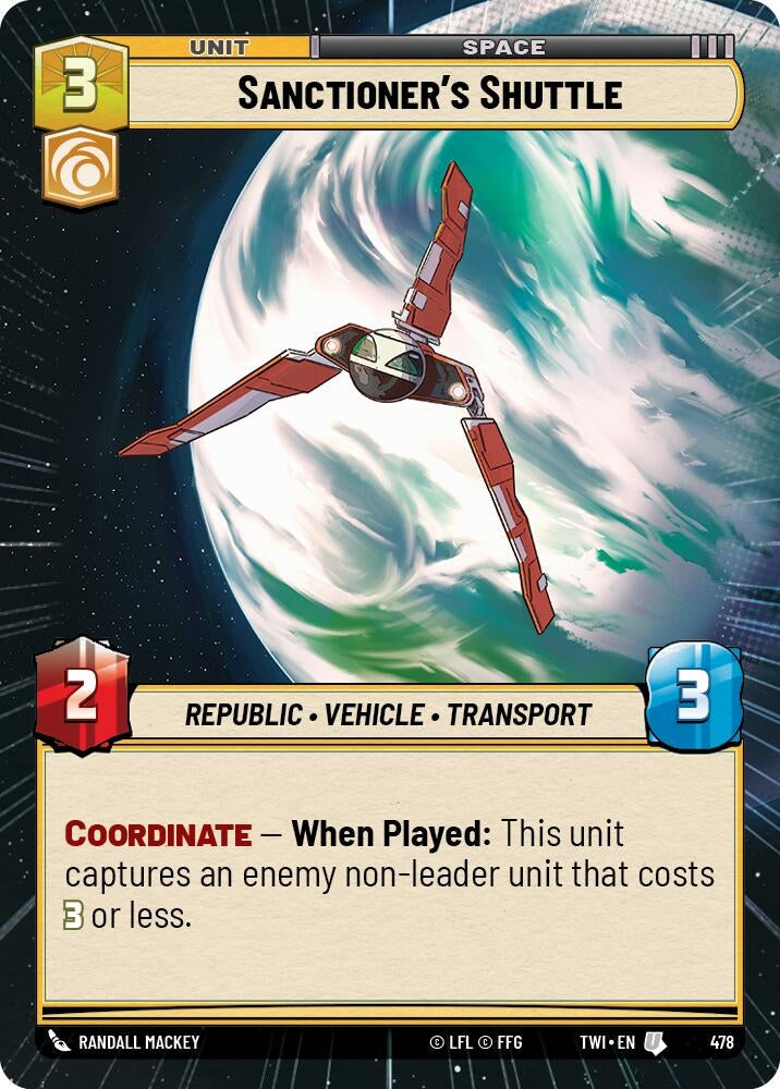 Image for Sanctioner's Shuttle (Hyperspace) - Star Wars: Unlimited