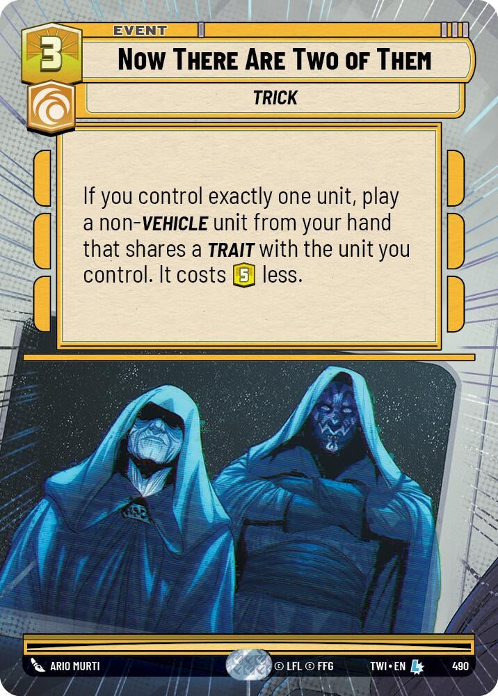 Image for Now There Are Two of Them (Hyperspace) - Star Wars: Unlimited
