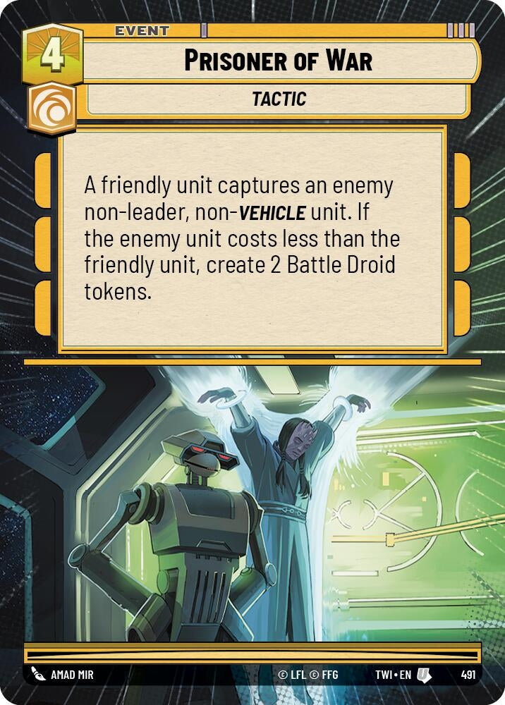 Image for Prisoner of War (Hyperspace) - Star Wars: Unlimited