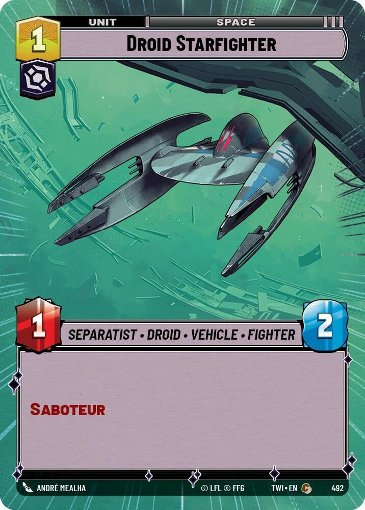Image for Droid Starfighter (Hyperspace) - Star Wars: Unlimited