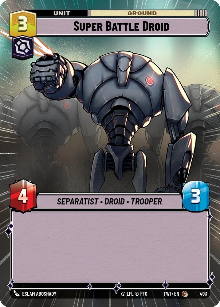 Image for Super Battle Droid (Hyperspace) - Star Wars: Unlimited