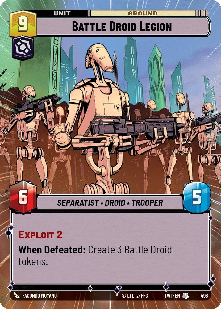 Image for Battle Droid Legion (Hyperspace) - Star Wars: Unlimited