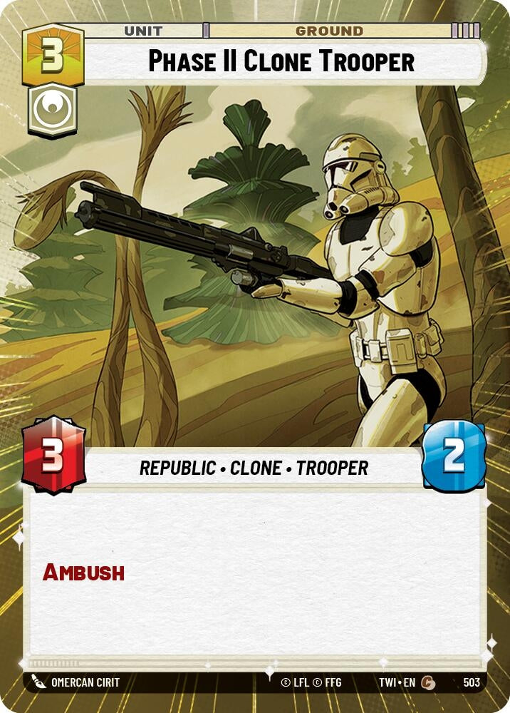 Image for Phase II Clone Trooper (Hyperspace) - Star Wars: Unlimited